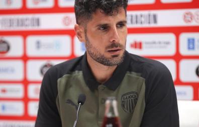 Fran Mérida, en su presentación con el Lugo