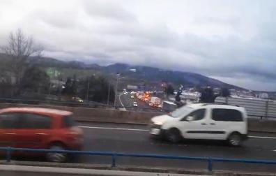 Vídeo con las retenciones en la AP-15