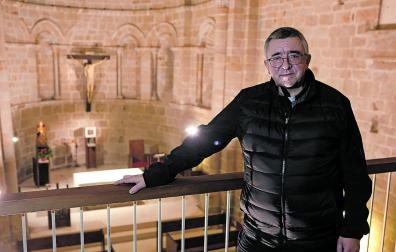 Alfonos Garciandia Goñi, en Santa María de Zamartze.