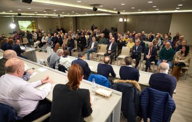 Los integrantes del Consejo Político de UPN, en una de sus reuniones