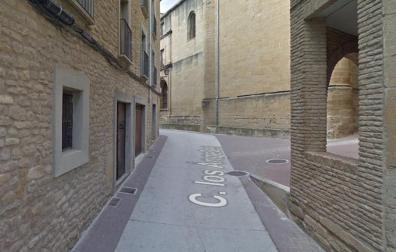 Zona de la calle Los Ángeles donde se ha producido el atropello