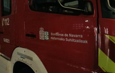 Un camión de bomberos