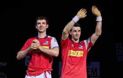 Fotos de la final del Campeonato de Parejas: Altuna-Martija contra Etxeberria-Zabaleta./