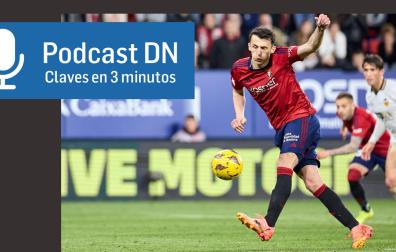 Ante Budimir lanza el penalti contra el Valencia CF en El Sadar