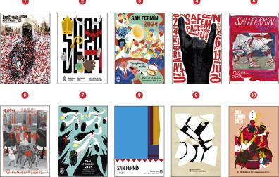 Los diez carteles finalistas