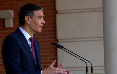 Pedro Sánchez, en la Moncloa