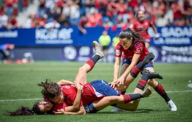 A: J.P. Urdíroz
F: 12-05-2024
P: 
L: Pamplona. Estadio del Sadar.
T: Fútbol Femenino. Final Playoff de ascenso a Liga F temporada 2023-2024. Partido Osasuna Femenino-Espanyol.