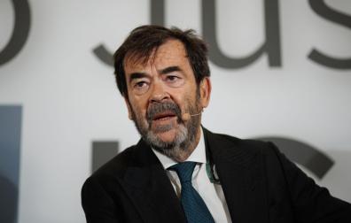 El presidente del Consejo General del Poder Judicial (CGPJ), Vicente Guilarte, ha participado en los desayunos jurídicos del Colegio de la Abogacía de Madrid