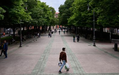 Vista general del paseo de Sarasate