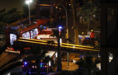 Servicios de emergencias, en el lugar del suceso