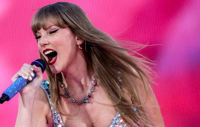 Taylor Swift, durante su último concierto en Lisboa
