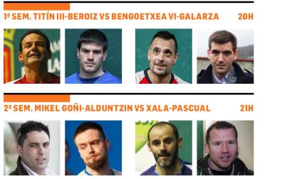 Señalamiento de las semifinales de la I Pilota Legends Cup
