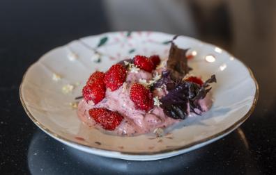 Helado de fresas de Rodrigo de la Calle