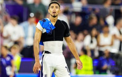 Jude Bellingham tras finalizar el tercer choque de la fase de grupos entre Inglaterra y Eslovenia