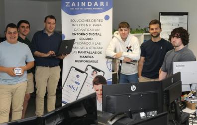 De izda a dcha: Xabier Leonardo, Íñigo Alkorta, Eduardo Magaña, Xabier Erro, Pablo Patús y Gorka Max Woischwill