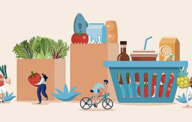 ilustración sobre la compra