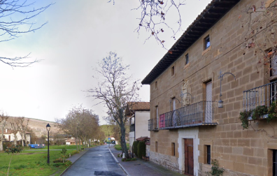 Calle San Román, 40, punto próximo a la colisión