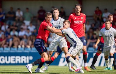 Imagen del amistoso disputado el pasado 20 de julio Tajonar entre Osasuna y Osasuna Promesas