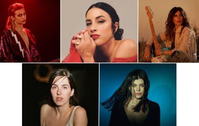 Nat Simons, Blanca Paloma, Susan Santos, Verde Prato y Cecilia Krull