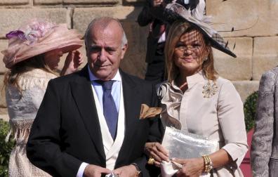 Carlos Goyanes, junto a su esposa Cari Lapique, en una fotografía de 2010