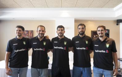 Los nuevos jugadores que se incorporan a la disciplina de Helvetia Anaitasuna