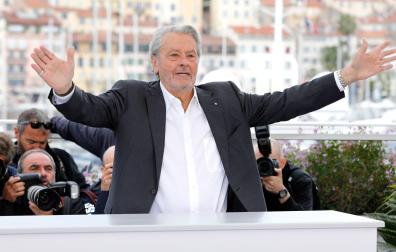 Alain Delon, durante el Festival de Cannes