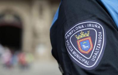 Un Policía Municipal de Pamplona