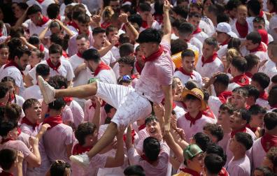 Fotos del cohete en Peralta.