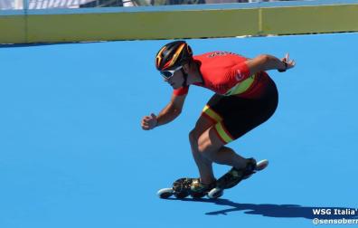 Daniel Milagros, durante la competición de este Mundial de Italia