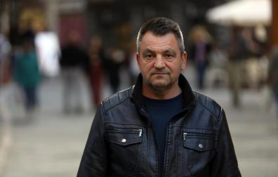 David Vidinov, camionero búlgaro que reside en Navarra desde hace 28 años