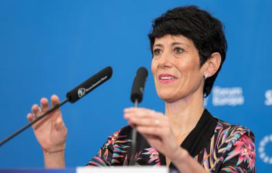 La ministra de Inclusión, Seguridad Social y Migraciones, Elma Saiz