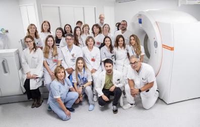 Representantes de Medicina Nuclear, Radiofísica y Radiofarmacia responsables de la atención realizada en el PET