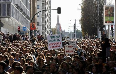 Fotos de la nueva jornada de movilizaciones por la Educación en Pamplona