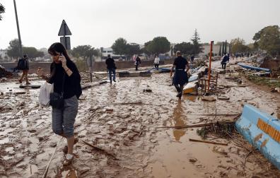 Fotos de las inundaciones y los daños causados por la DANA en Valencia y Albacete. /