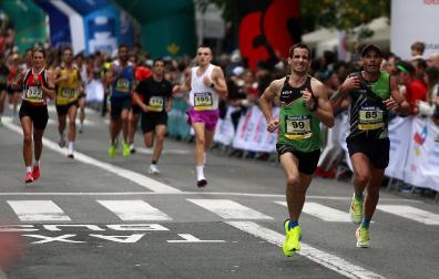 Fotos de los atletas navarros en la Behobia -San Sebastián
