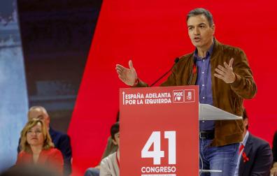 Pedro Sánchez, en la clausura del 41º Congreso Federal del PSOE en Sevilla