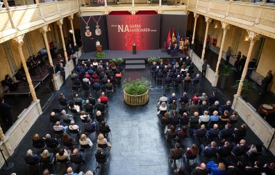 Acto de entrega de la Medalla de Oro de Navarra 2024.