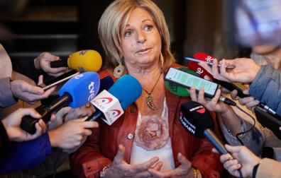 Consuelo Ordóñez, presidenta de COVITE, en Pamplona