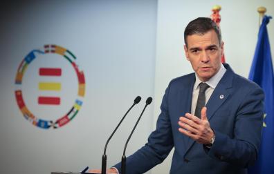 Pedro Sánchez, este jueves en Bruselas