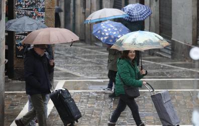La lluvia seguirá presente en algunos puntos de Navarra