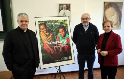 Juan Zabala, Carmelo Pérez-Aradros y María Teresa Fortún