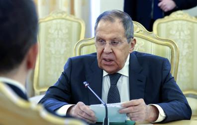 Serguéi Lavrov, ministro de Exteriores de Rusia.