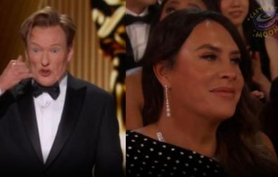 Conan O'Brien hizo algunas bromas refiriéndose a la polémica por los antiguos comentarios ofensivos y racistas publicados por la intérprete española en redes sociales.