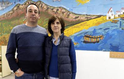 José Luis Martín Rol, director actual; y Marisa Urabayen Ijurco, quien estuvo como directora el curso 2019-2020