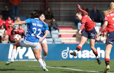 Un lance del Osasuna Femenino-AEM