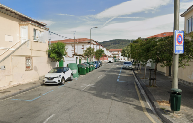 Punto próximo al lugar donde se ha registrado el choque entre dos coches