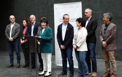 Laura Aznal hace públicos los cambios en el grupo parlamentario de EH Bildu, este jueves