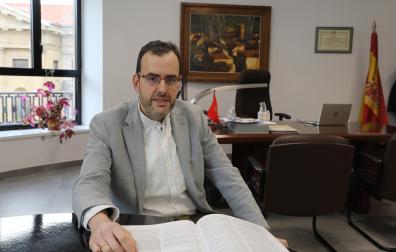 El director territorial de la Inspección de Trabajo y Seguridad Social en Navarra, Carlos Vivanco