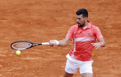 Djokovic, en el encuentro ante Tabilo