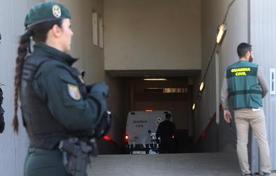 Llegada al juzgado de Tudela de Allal el Mourabit